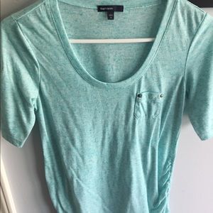 CUTE light turquoise Gap Maternity T